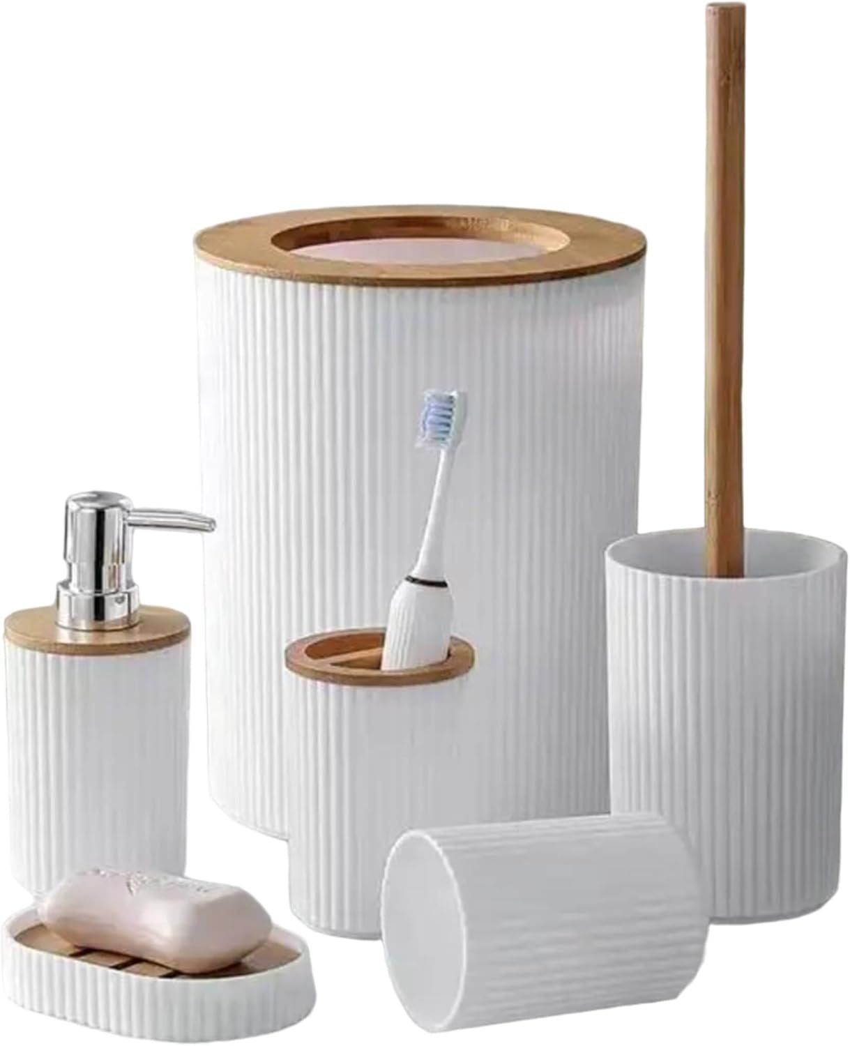 Bathroom Accessories Set, 6 Pieces My Store