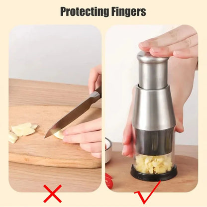 Garlic Crusher Onion Chopper Multipeler Vegetables Chopper Manual Garlic Press Machine Garlic Squeezer Kitchen Gadget Zentro